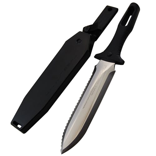 Nisaku Limited Yamakatana Edition 7.5-inch Japanese Stainless Steel Knife with blade sheath.