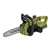 Right-angled view of the 20-volt 10-inch chainsaw.