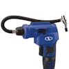 Side view of the Auto Joe Cordless Portable Blue Air Compressor.