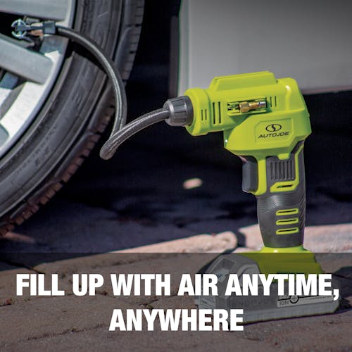 Fill up with air anytime, anywhere.