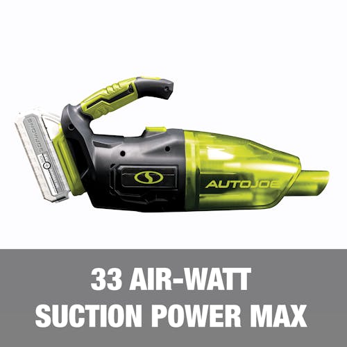 Has 33 Air-Watt suction power max.