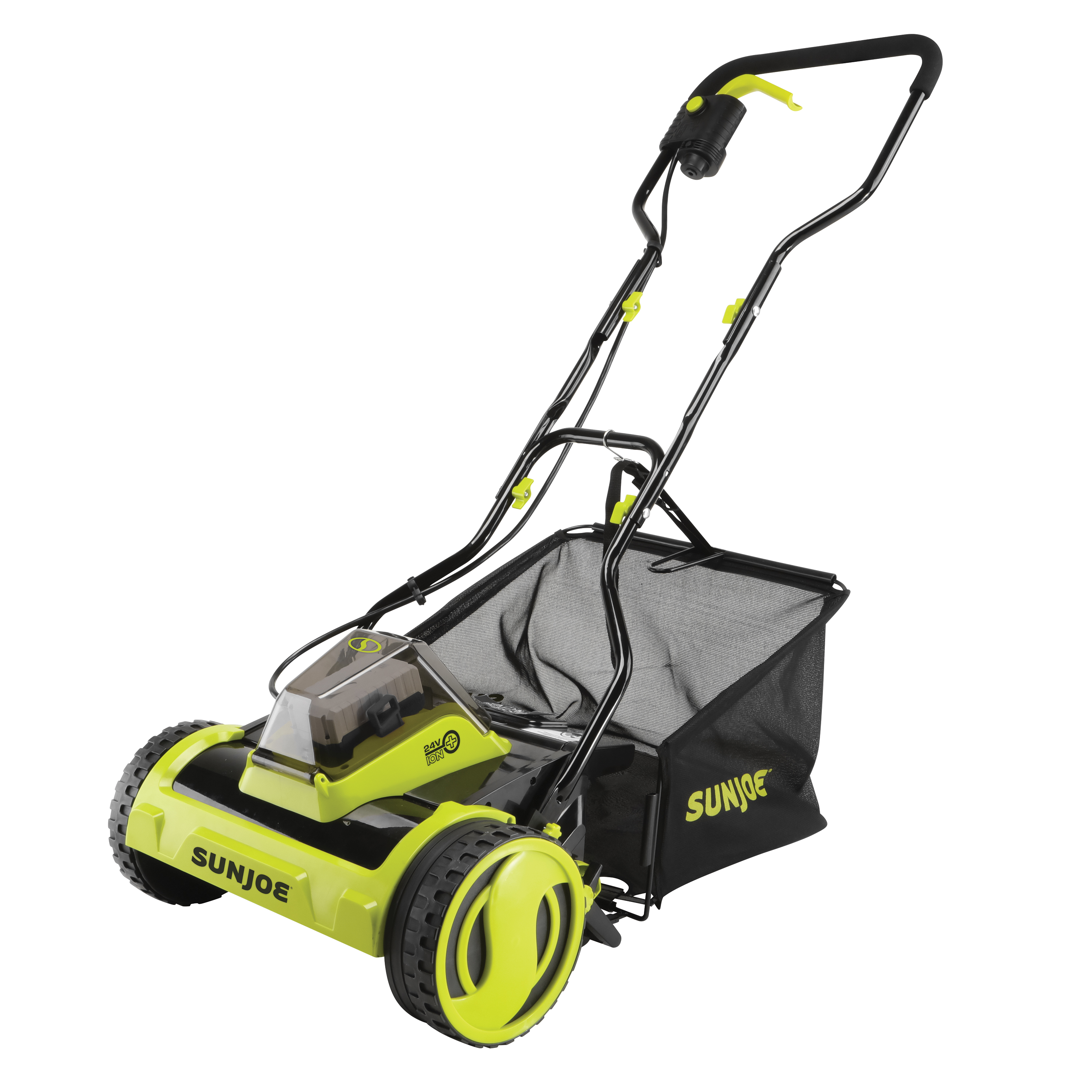 Battery powered discount reel lawn mower