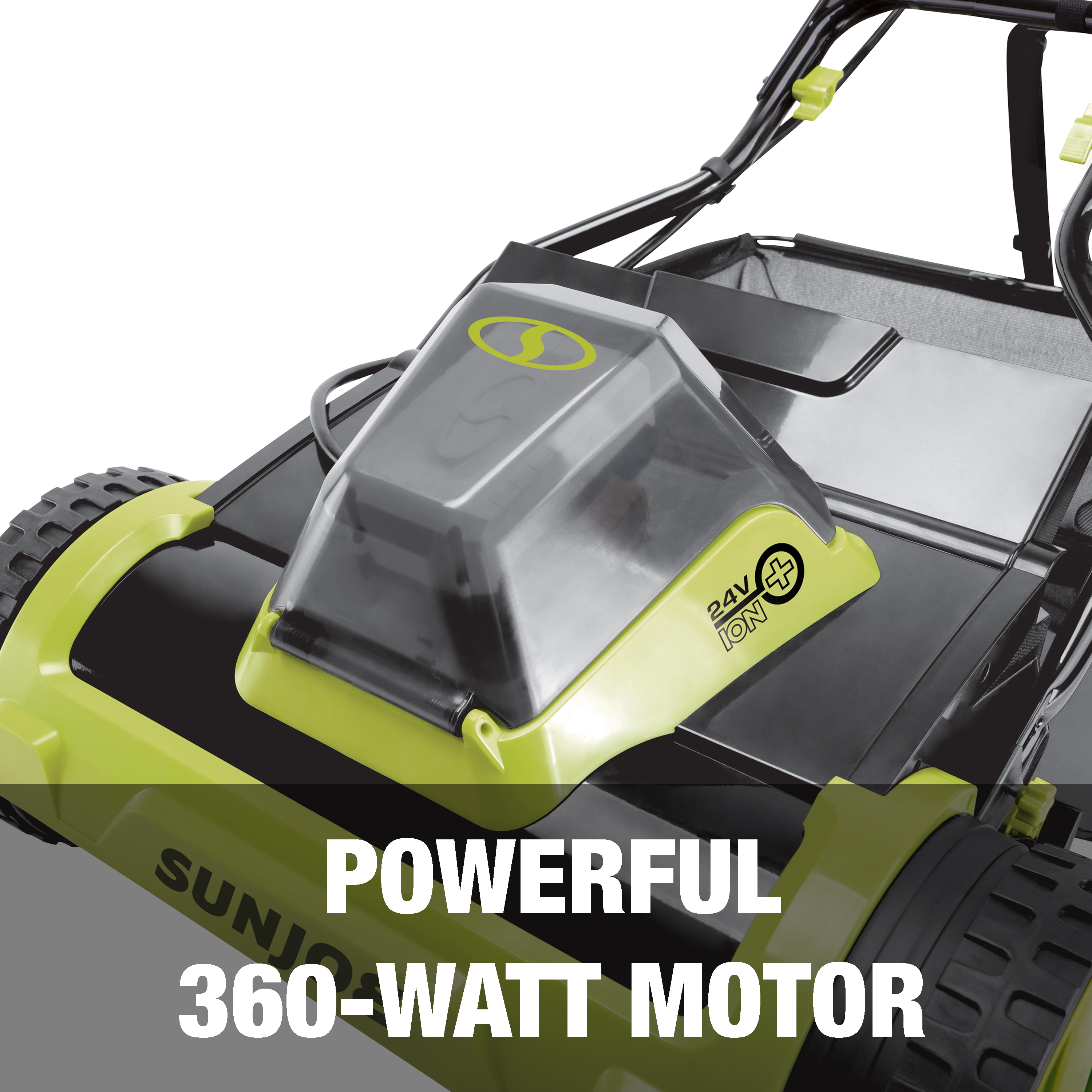 Sun Joe 24V CRLM15 24 Volt IONMAX Cordless Push Reel Mower K