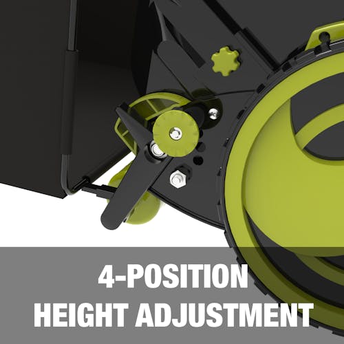 4-position height adjustment.