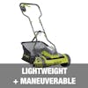 Lightweight and maneuverable.