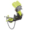 Sun Joe 24-Volt Cordless Mountable Chainsaw Sharpener with a 2.0-Ah lithium-ion battery attached.