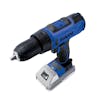 Top-angled view of the Sun Joe 24-Volt Cordless Blue Drill Driver.