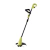 Angled view of the Sun Joe 24-volt cordless stringless 10-inch grass trimmer kit.