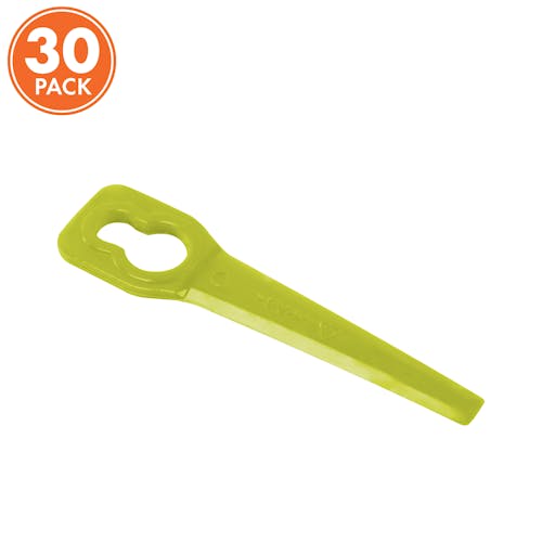 30-pack of blades for the 10inch grass trimmer kit.