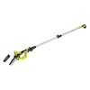 Sun Joe 24-volt cordless Cordless Telescoping Pole Pruning Saw Kit with blade cover.