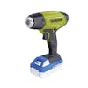 Sun Joe 24-volt cordless Heat Gun with a 4.0-Ah lithium-ion battery attached.