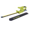 Sun Joe 24-volt 18-inch cordless hedge trimmer with blade cover.