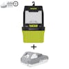 Sun Joe 24-Volt Cordless LED Lantern plus a Snow Joe 24-Volt 2.0-Ah Battery.