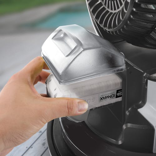 Sun Joe 24VMSTFANLTE Indoor/Outdoor Misting Fan Kit