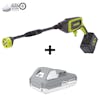 Sun Joe 24-Volt Cordless Power Cleaner plus a Snow Joe 24-Volt 2.0-Ah lithium-ion battery.