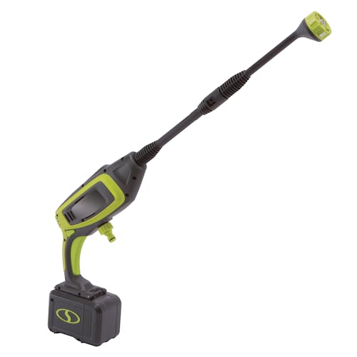 Side view of the Sun Joe 24-Volt Cordless Power Cleaner.