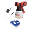 Sun Joe 24-Volt cordless Paint Sprayer Kit with a 4.0-Ah lithium-ion battery, needle clean-out tools, and funnel.