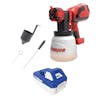 Sun Joe 24-Volt cordless Paint Sprayer Kit with a 4.0-Ah lithium-ion battery, needle clean-out tools, and funnel.