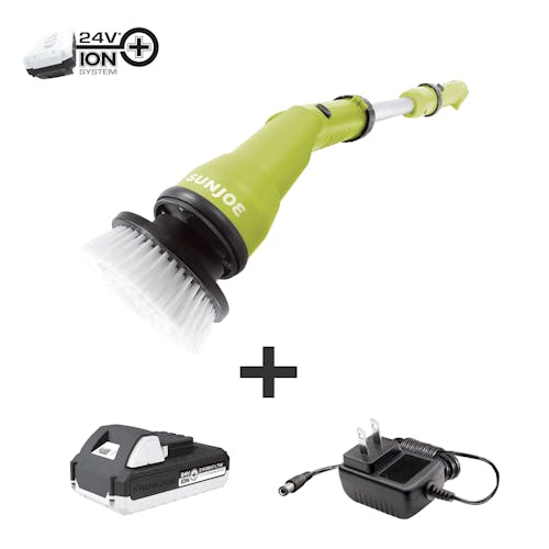 Sun Joe Cordless Handheld 360-Degree Spin Scrubber Brush