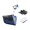 Snow Joe 24-Volt cordless 11-inch snow shovel kit with a 4.0-Ah lithium-ion battery and quick charger.