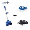 Snow Joe 24-Volt cordless 11-inch snow shovel kit plus a 4.0-Ah lithium-ion battery and quick charger.
