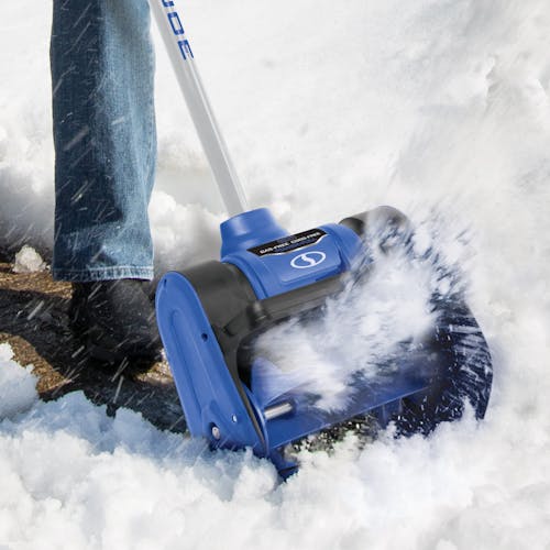 snow joe cordless shovel blowing snow