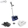 Snow Joe 24-volt cordless 12-inch snow shovel kit plus a 5.0-Ah battery and quick charger.