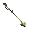 Side view of the Sun Joe 24-volt cordless 12-inch string grass trimmer.