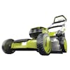 Sun Joe 48-volt cordless self-propelled 21-inch lawn mower.