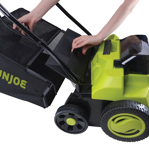 sun joe dethatcher battery