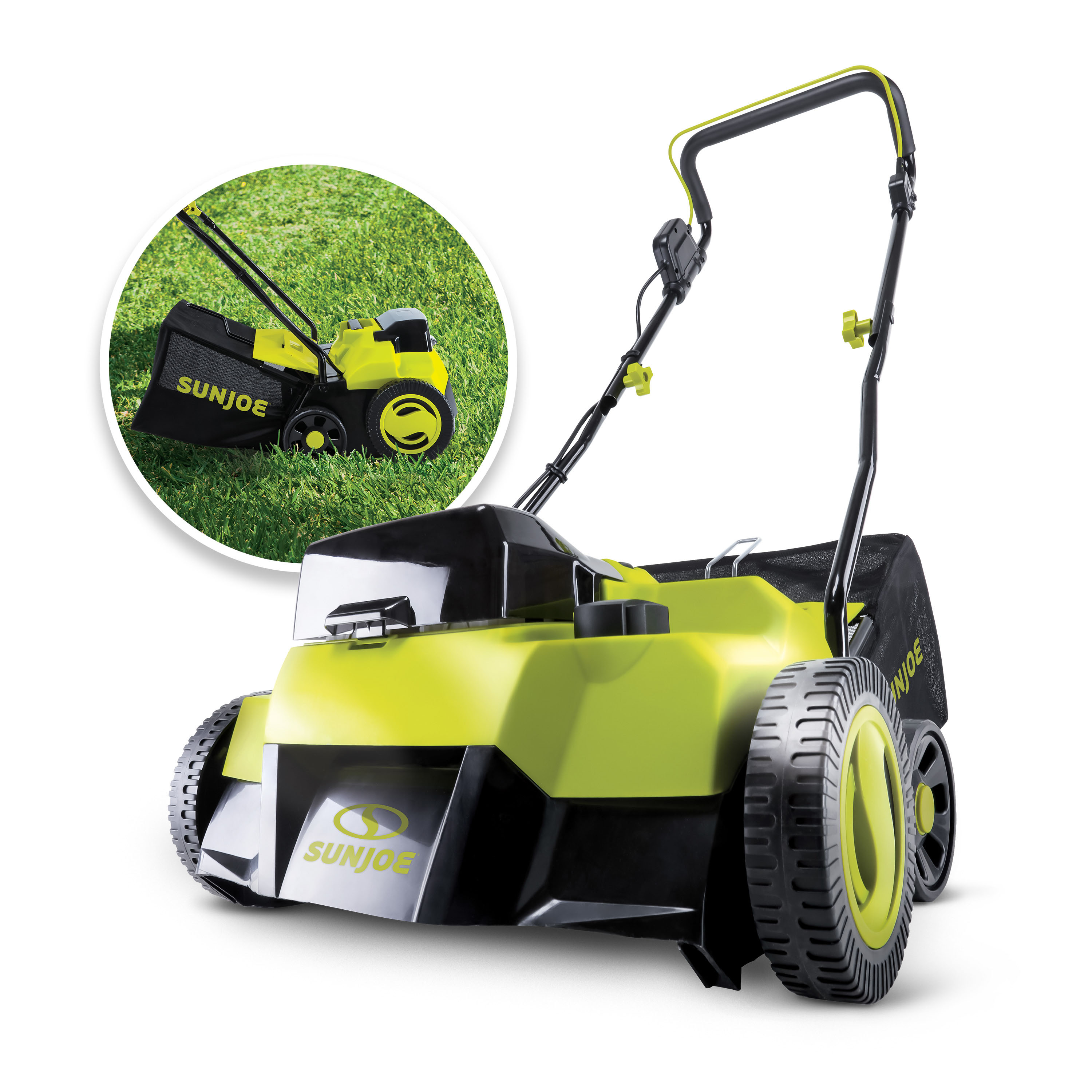 Sun Joe 24V-X2-DTS15 Cordless Scarifier and Dethatcher Kit