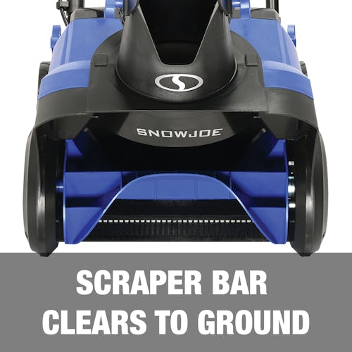 Scraper bar clears to the ground.