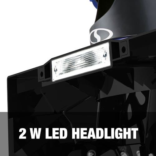 2 watt LED headlight.