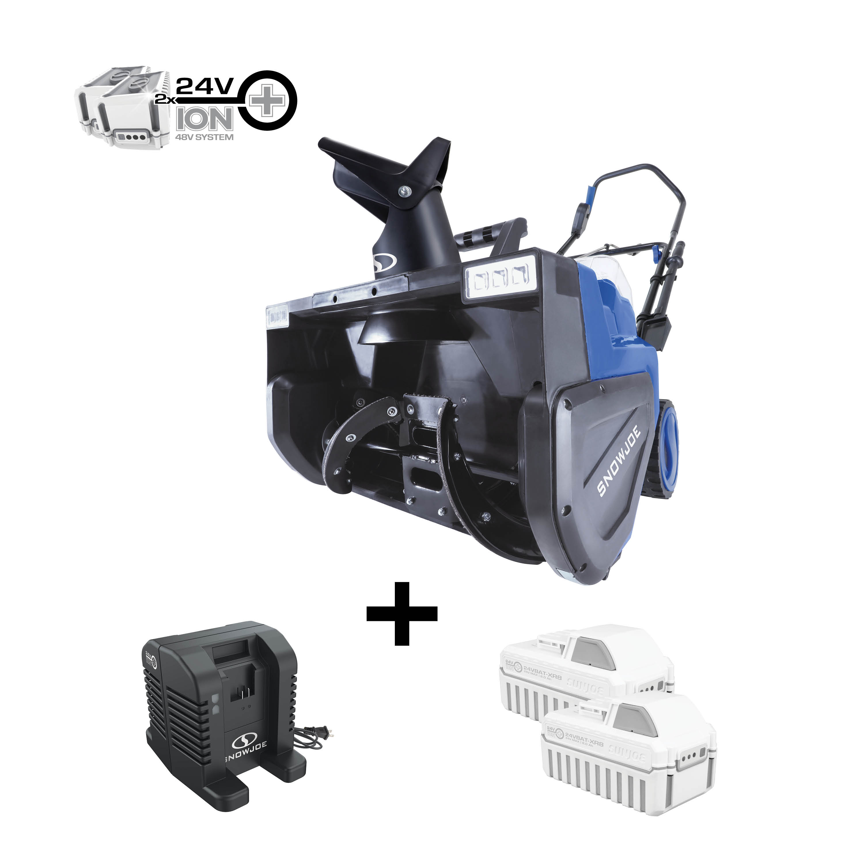 Snow Joe 48V Brushless Cordless Single-Stage Snow Blower