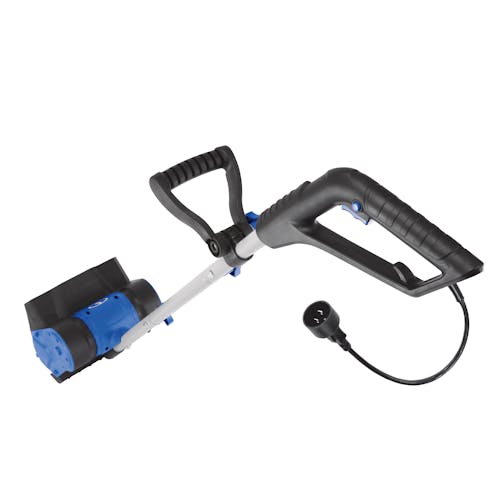 Top-angled view of the Snow Joe 9-amp 10-inch electric snow shovel.