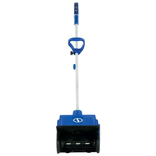 Front view of the Snow Joe 10-amp 13-inch electric snow shovel.