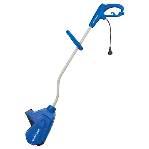 Left-side view of the Snow Joe 10-amp 13-inch electric snow shovel.