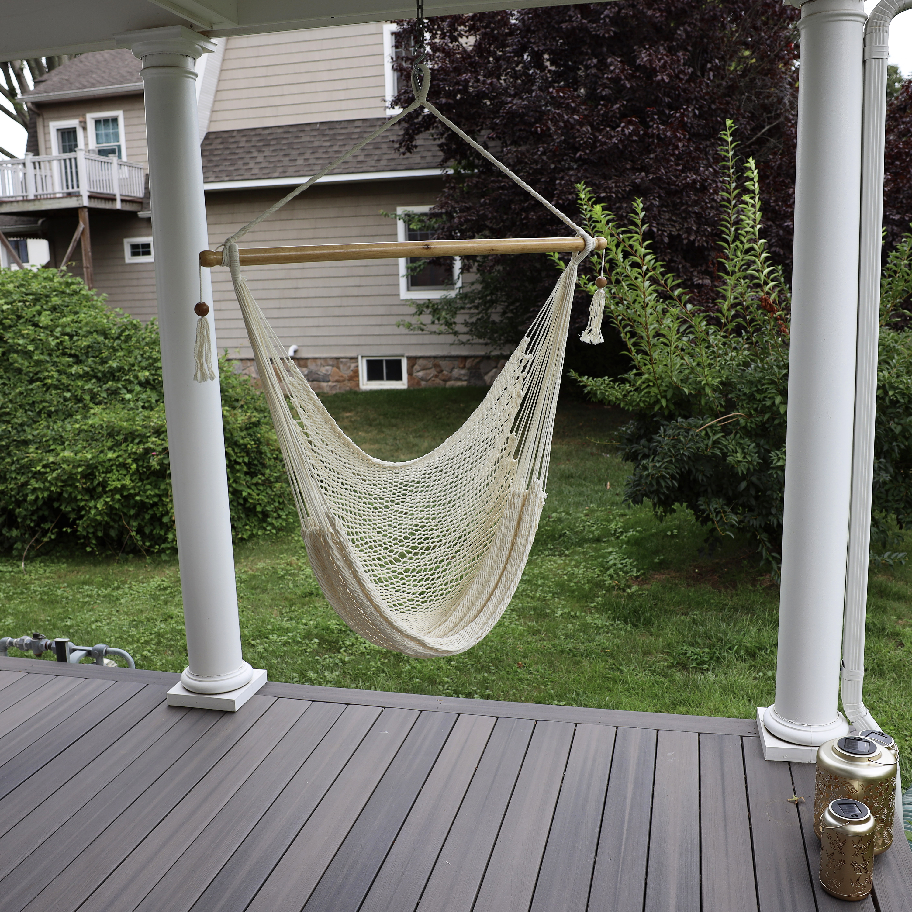 Hammock on front online porch