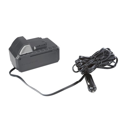 Car adapter for the Auto Joe 24-Volt Cordless Portable Air Compressor Kit.