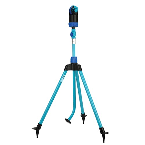 Aqua Joe 42.2-inch Indestructible Turbo Drive 360 Degree Telescoping Tripod Lawn and Garden Sprinkler and Mister.