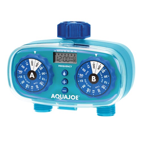 Aqua Joe 2-Zone Electronic Water Timer.
