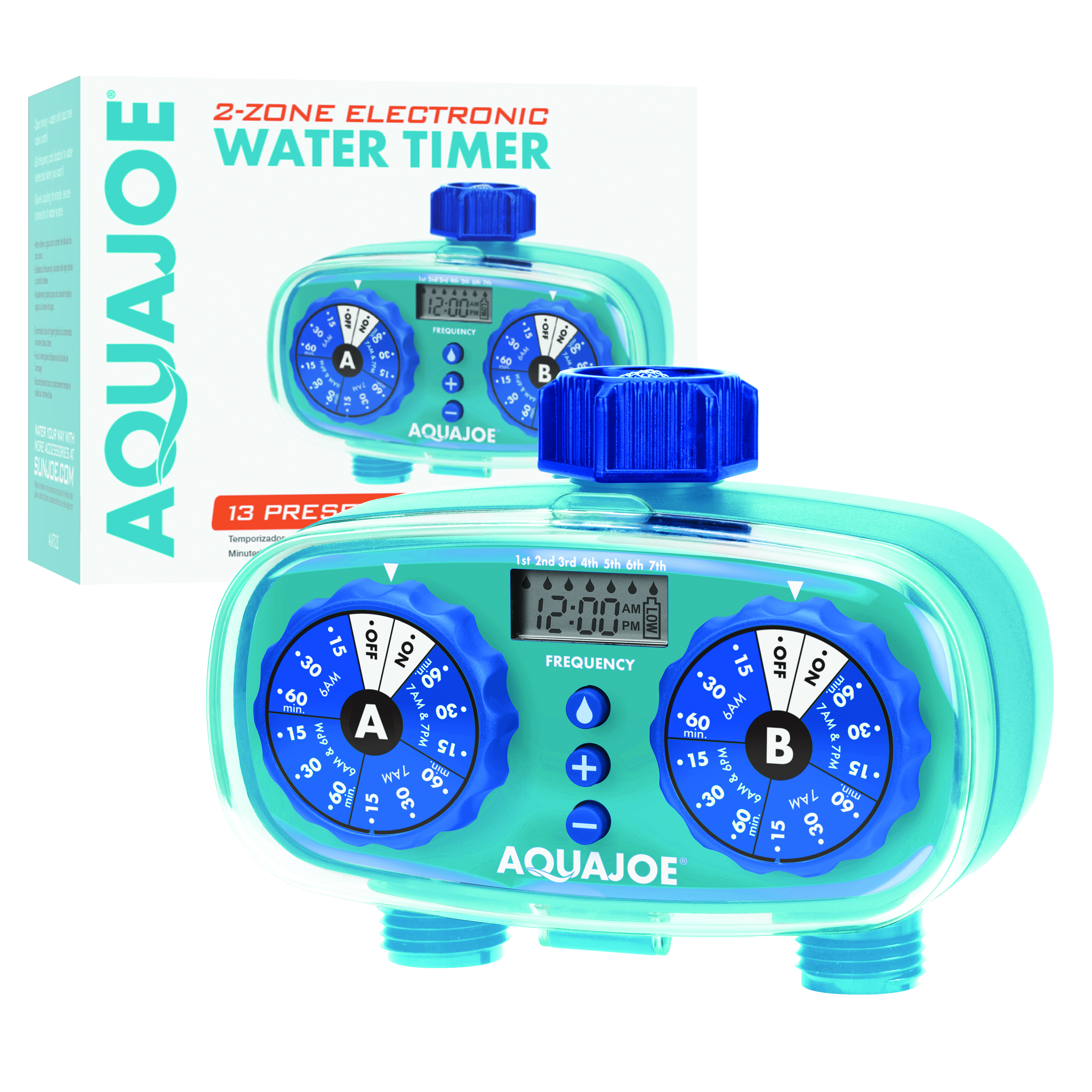 Aqua Joe 2 Zone Electronic Water Timer