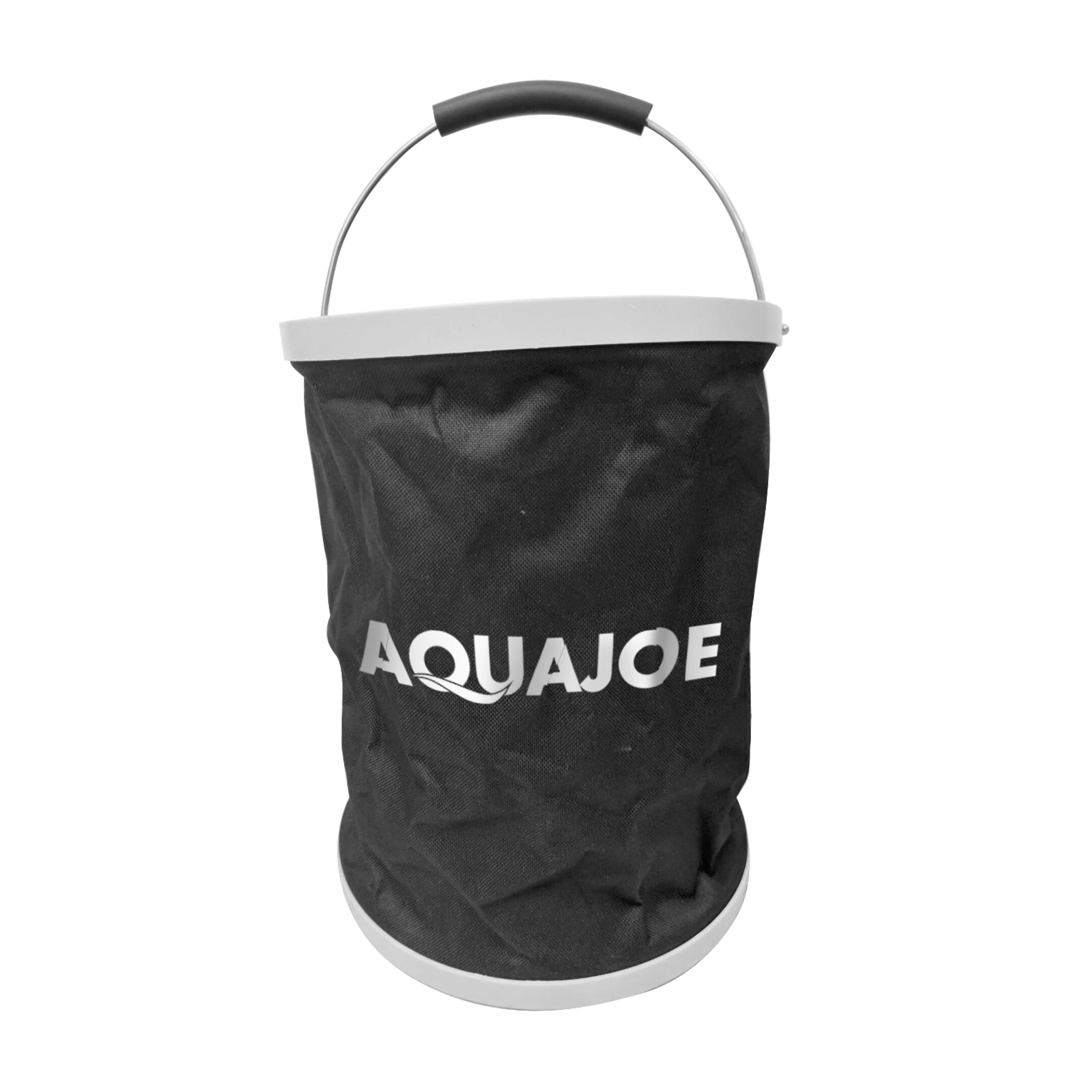 Aqua Joe Set of 3 Portable Folding Buckets, 3.4 Gal