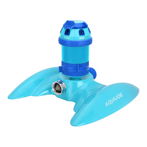 Aqua Joe 6-Pattern Turbo Drive 360 Degree Sprinkler.