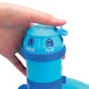 Person adjusting the spray distance for the Aqua Joe 6-Pattern Turbo Drive 360 Degree Sprinkler.