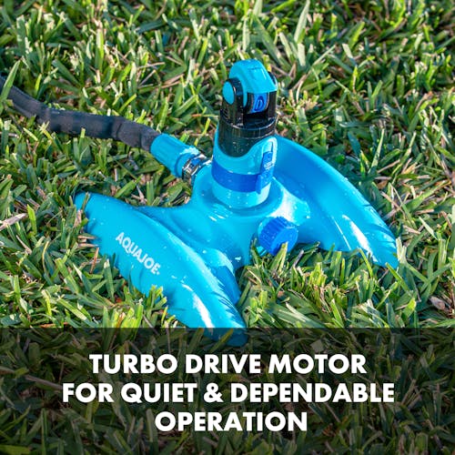 turbo drive motor or aqua joe sprinkler