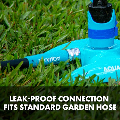 leak proof connection of aqua joe turbo driver sprinkler