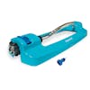 Aqua Joe 18-nozzle Indestructible Metal Base Oscillating Sprinkler with needle clean out tool.