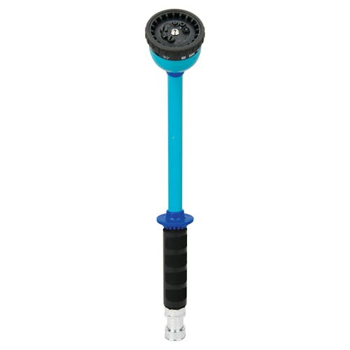 Front view of the Aqua Joe 18-inch Watering Wand with 10 spray patterns.
