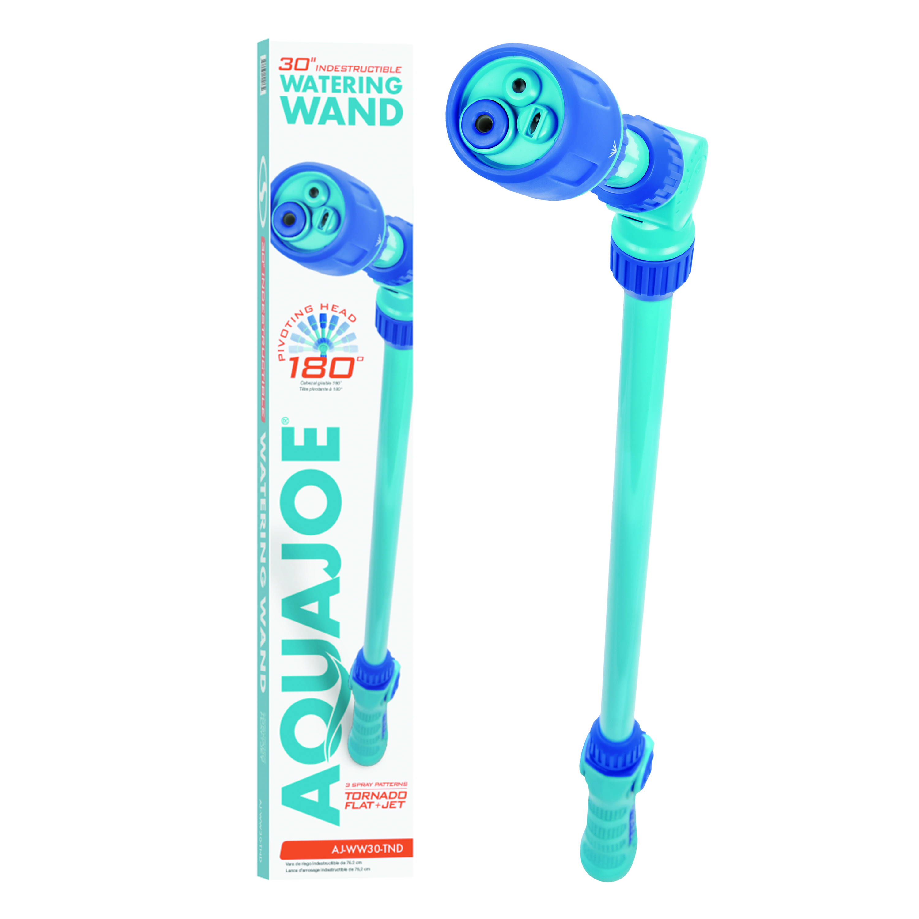 Aqua Joe 30-Inch Telescopic Watering Wand, Tornado Spray